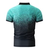 Gradient Polo Shirts For Men Casual 3d Print Short Sleeved Lapel Tops Breathable Quick Dry Fashion Oversized Golf Sports T-Shirt 6