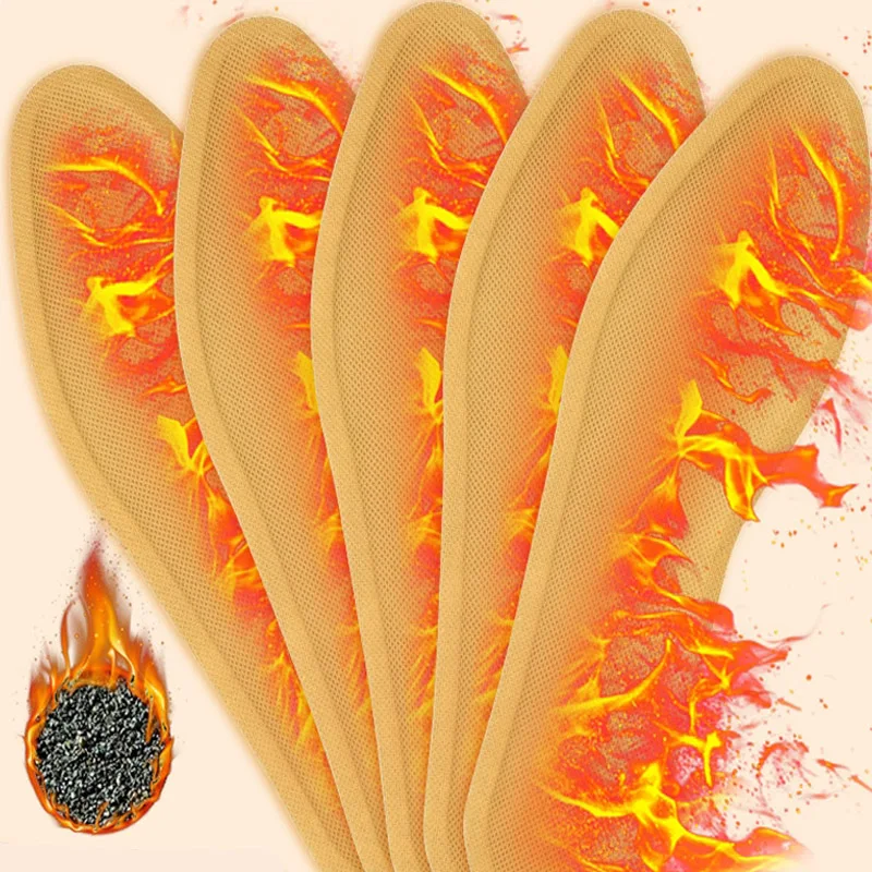 

Самонагревающиеся стельки для женщин и мужчин, зимние уличные спортивные стельки для ног, Подогреваемые теплые стельки с подогревом для обуви