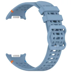 Premium Adjustable Silicone Wristband - Classic 22mm Watchband Accessory for Galaxy Watch 8 40mm (7 Official Blue)