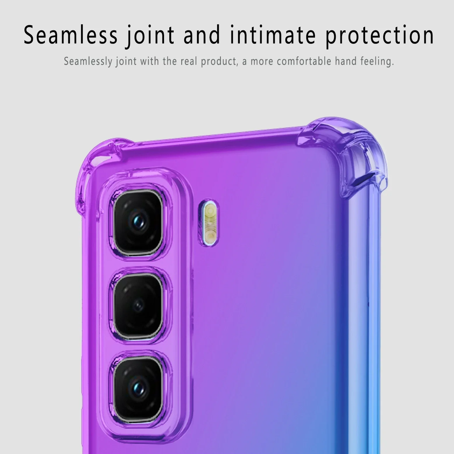 Airbag Shockproof Gradient TPU Protective Phone Case Cover