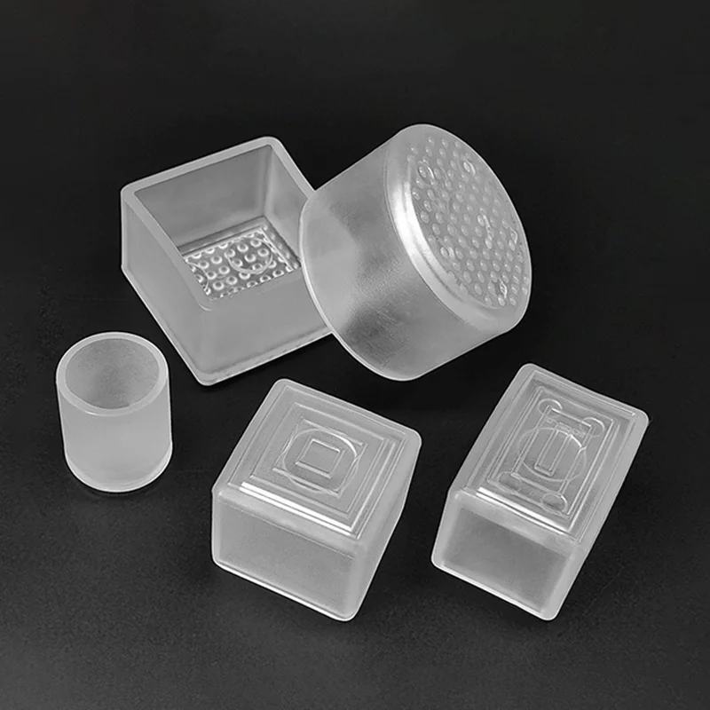 透明なゴム製パイプの蓋,シリコン製エンドキャップ,テーブルの先端,椅子,脚パッドの保護カバー,チューブの穴の保護 - AliExpress シリコンキャップ、家具フットカバー、家具パッド、ラウンドボトム プラスチックパイプカバー、椅子脚キャップ、家具の足、シリコーンパッド