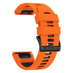Quickfit Adjustable Band - Premium Strap Bracelet in 22mm & 26mm Sizes - QuickFit 22mm (Orange black)