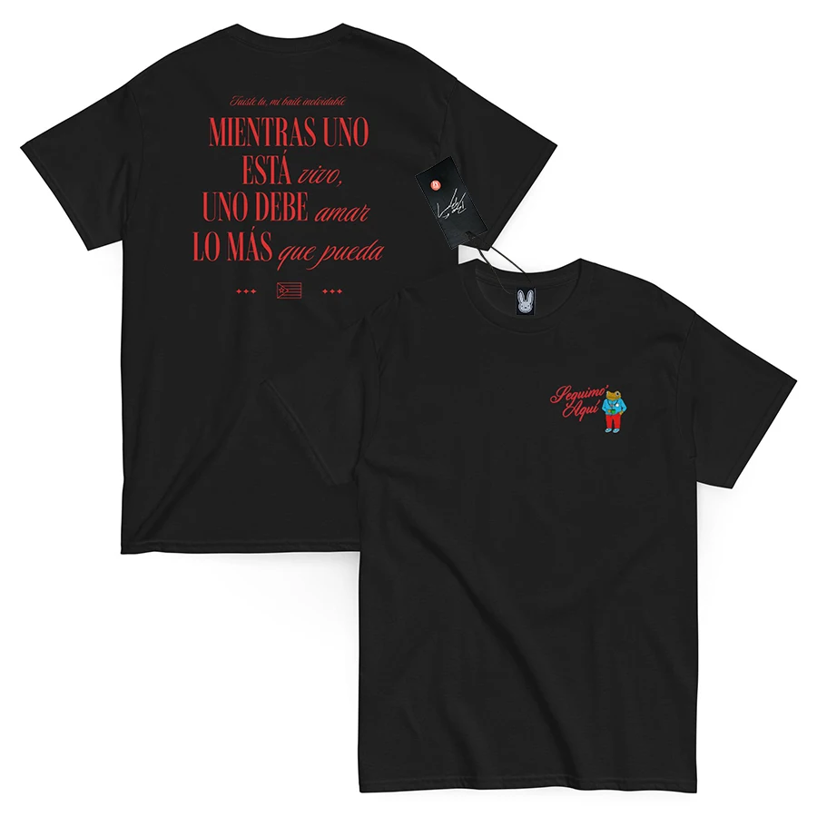 Bad Bunny 'Debi Tirar Mas Fotos' Hip-Hop Graphic Tee - Unisex 100% Cotton Short Sleeve