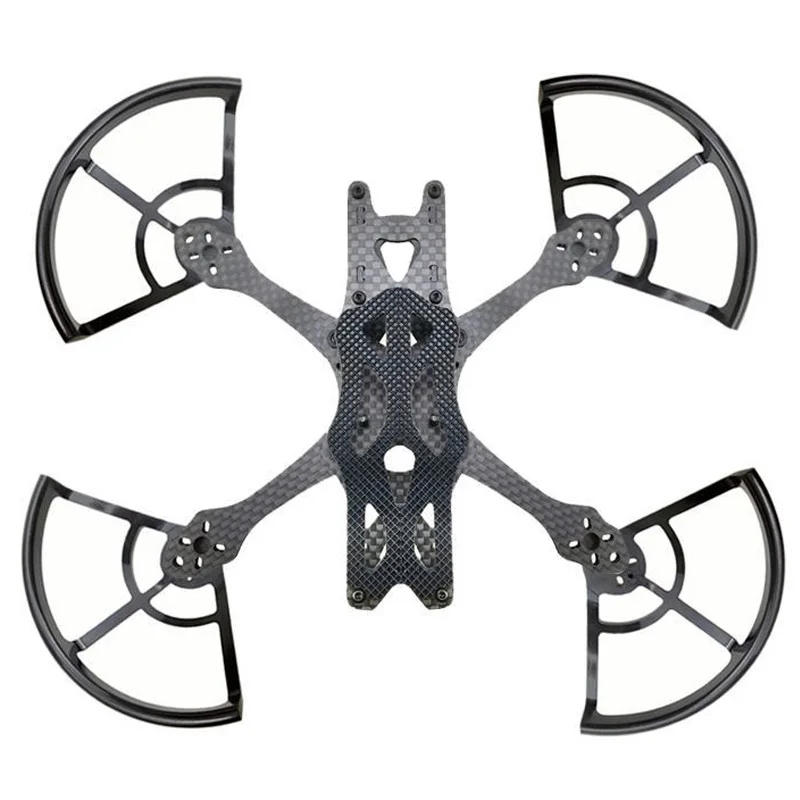 Anneau de protection d'hélice 3 pouces pour drone FPV, monté sur un moteur de drone, illustrant la compatibilité séries 11/13/14.