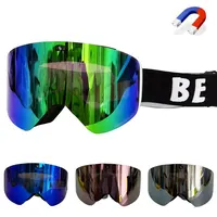 2023 New Double Layer Magnetic Ski Goggles Polarized Lens Skiing Anti-fog UV400 Snowboard Goggles Men Women Ski Glasses Eyewear 1