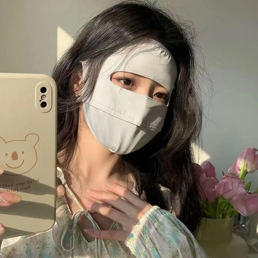 Women's Face Gini Sunscreen Mask All-round UV Protection Sunshade Mask face mask
