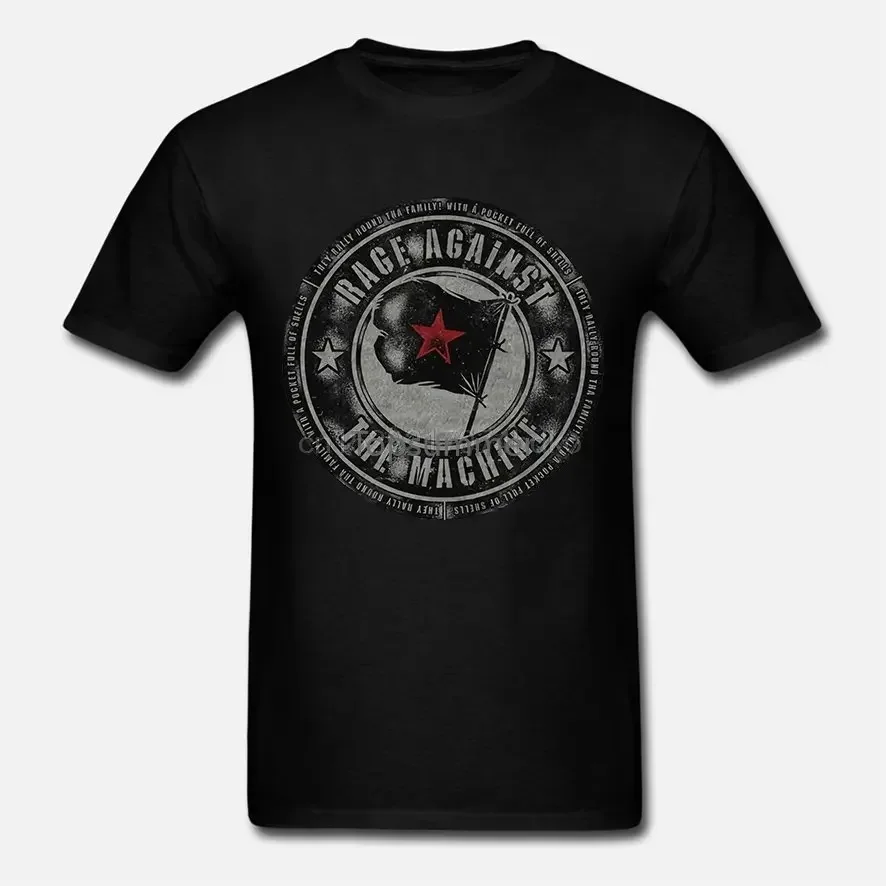 

Футболка Rage Against The Machine Seal Rock Tom Morello, Мужская футболка унисекс, Хлопковая мужская футболка с большой скидкой
