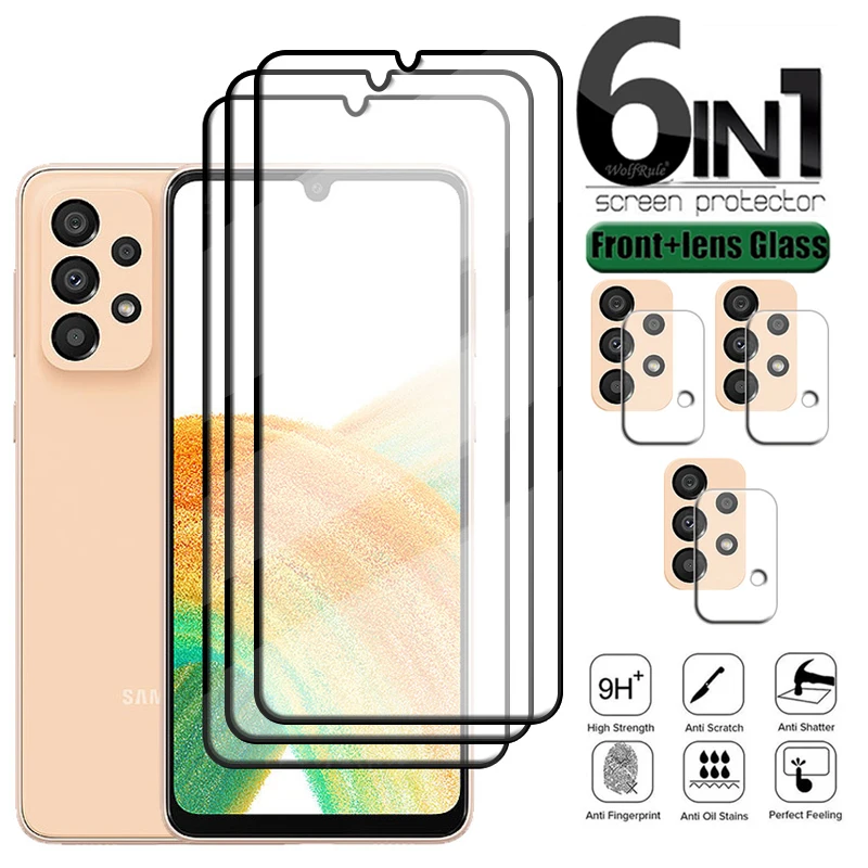 Premium Tempered Glass Screen Protector with Full Coverage and Lens Protection