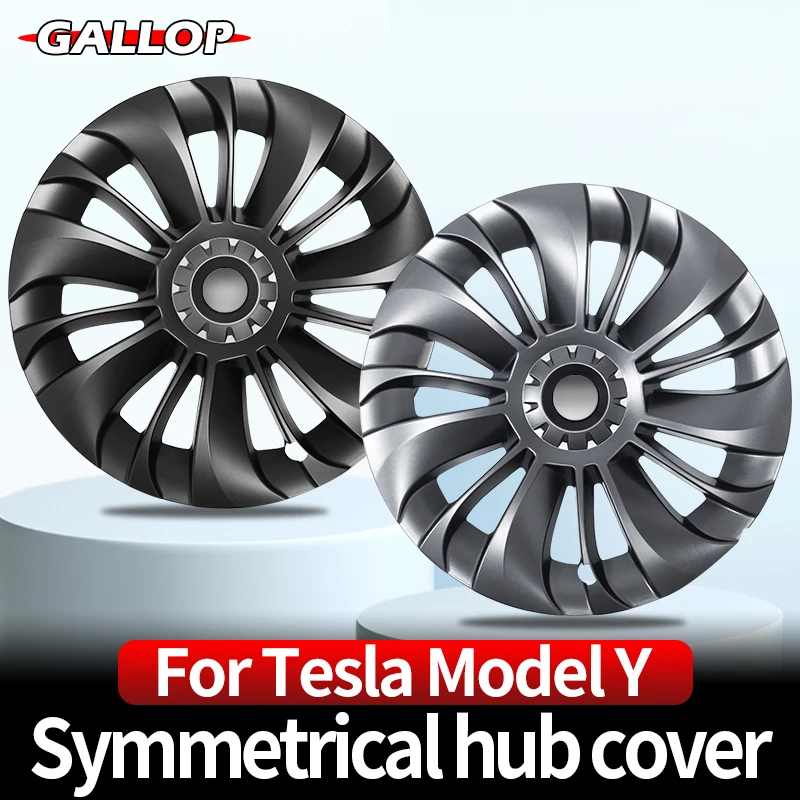 For Tesla Model Y Car Blade Wheel Hub Cap Kit Replacement Hubcaps 19