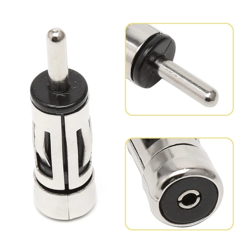 

Car Vehicles Radio Stereo To Din Aerial Antenna Mast Adapter Connector Plug