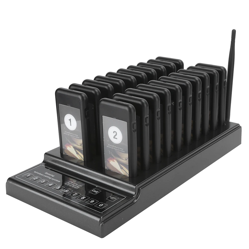 Description Picture 3 of itemSU-68Z Pager Wireless Calling System Queuing Guest Paging System 999‑Channel Restaurant Pager 110-240V