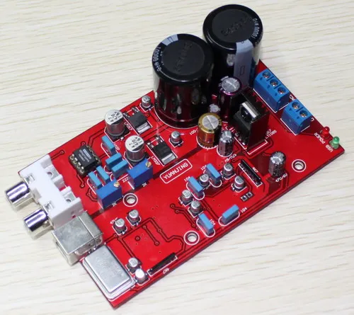 USB 디코더, TE7022 + WM8741, 24BIT-96K