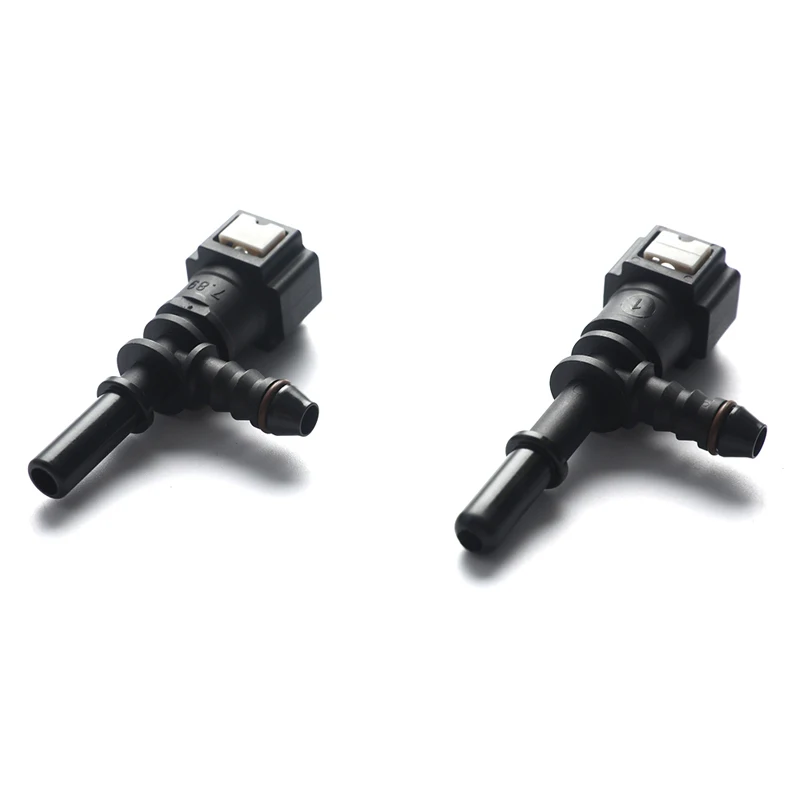 Fuel Line Connector 7.89 ID6 Auto Car Fuel Line Bundy Tee Hose Coupler Nylon Motorcycle Hose Coupler Quick Release Connect Connector Car Accessories