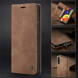 Premium Flip Leather Wallet Card Case - Elegant Protective Cover - Samsung A16 (4G 5G) (Brown)