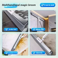 Silicone Scraper 50cm Wiper Floor Mop 360 Complete Household Magic Cleaning Broom Living Room Bathroom Cleaner Brooms Tool 5