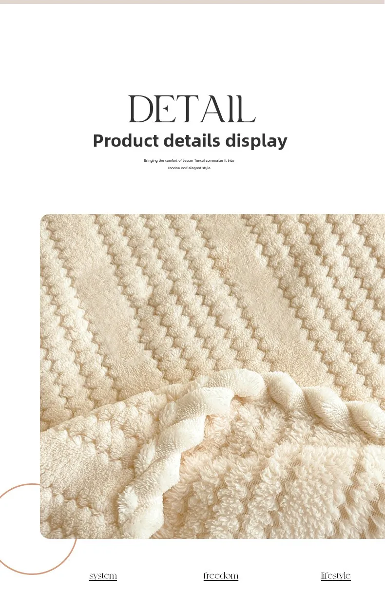King Size Plaid Throw Blanket - Winter Sofa Comforter