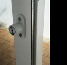  European Defender Security Zamac Window Protective Lock Bolt Cerradura Para Ventanas Correderas 