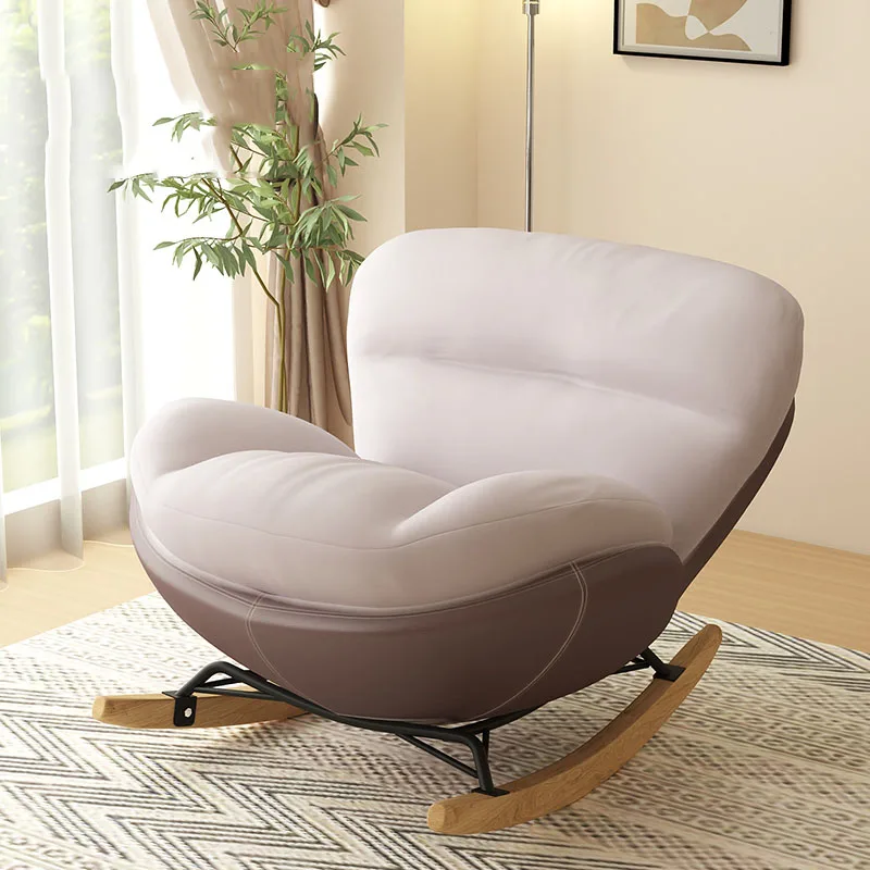 

Footrest Modern Chairs Living Room Wood Design Corner Rocking Chair Floor Reading Muebles Para El Hogar Home Decoraction