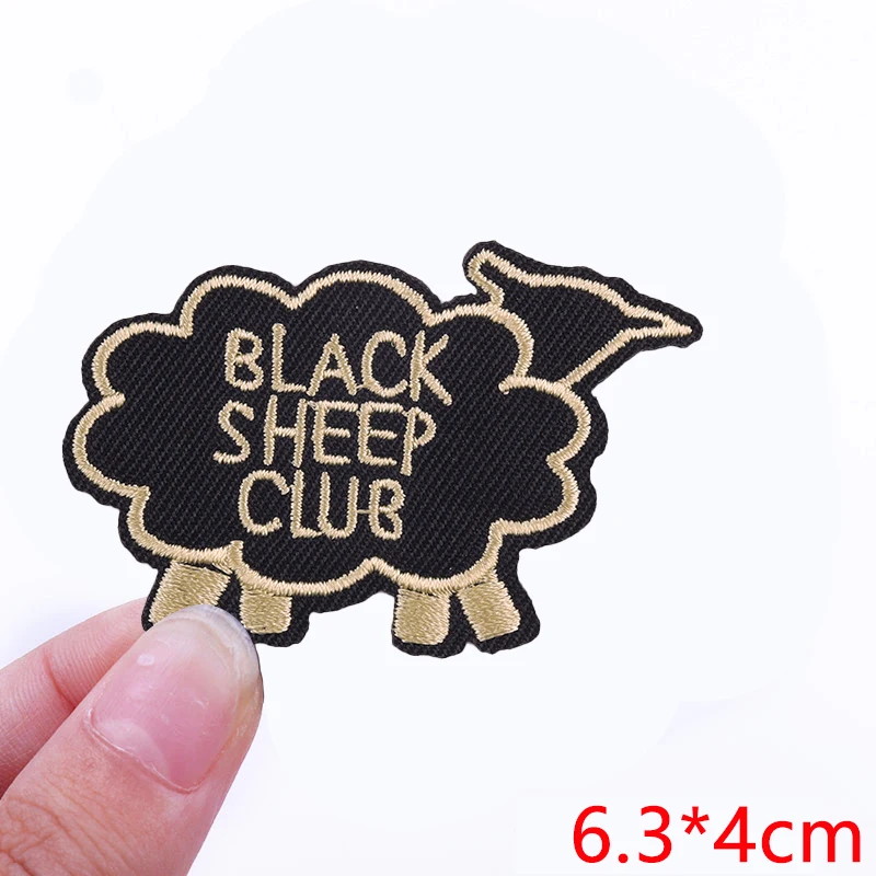 Embroidered Personality Slogan Iron-On Patch
