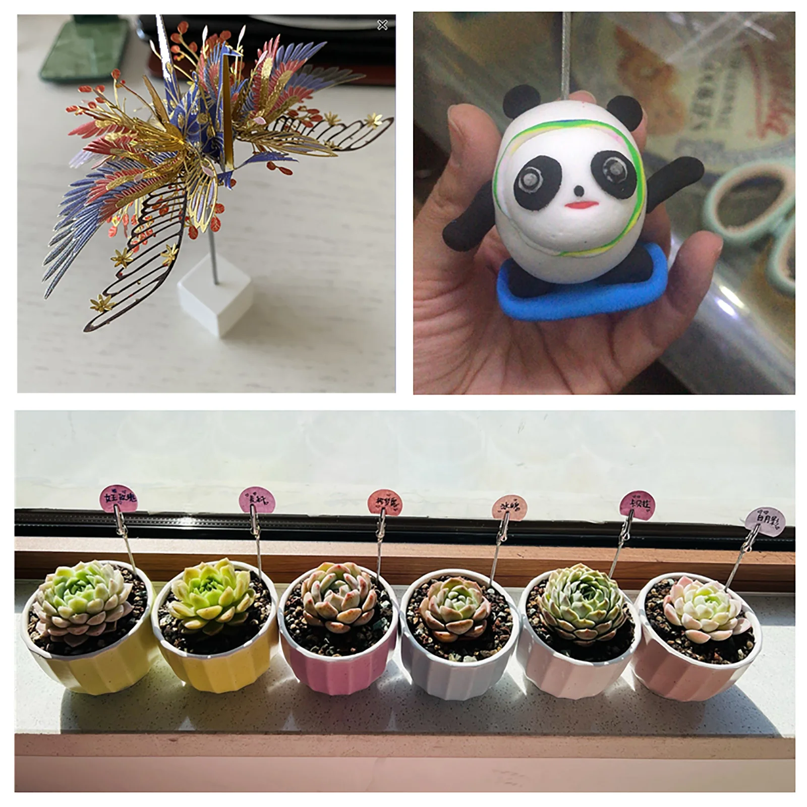 많은 50pcs 4 인치 DIY 공예 새로운 와이어 클립 카드 참고 그림 사진 메모 홀더 클립 파티 악어 클램프 클레이 케이크 액세서리