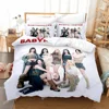 Kpop BABYMONSTER Bedding Set Duvet Cover Bed Set Quilt Cover Pillowcase Comforter king Queen Size Boys Adult Bedding Set 1