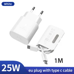 SAMSUNG Super Fast Charging 45W PD Type C Power Adapter - White 25W EU set
