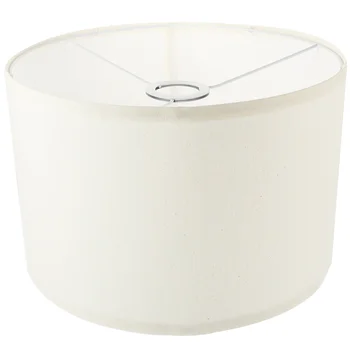 모던 천연 린넨 램프 쉐이드 드럼 전등갓, 테이블 램프, 플로어 라이트 램프, 쉐이드 홈 데코