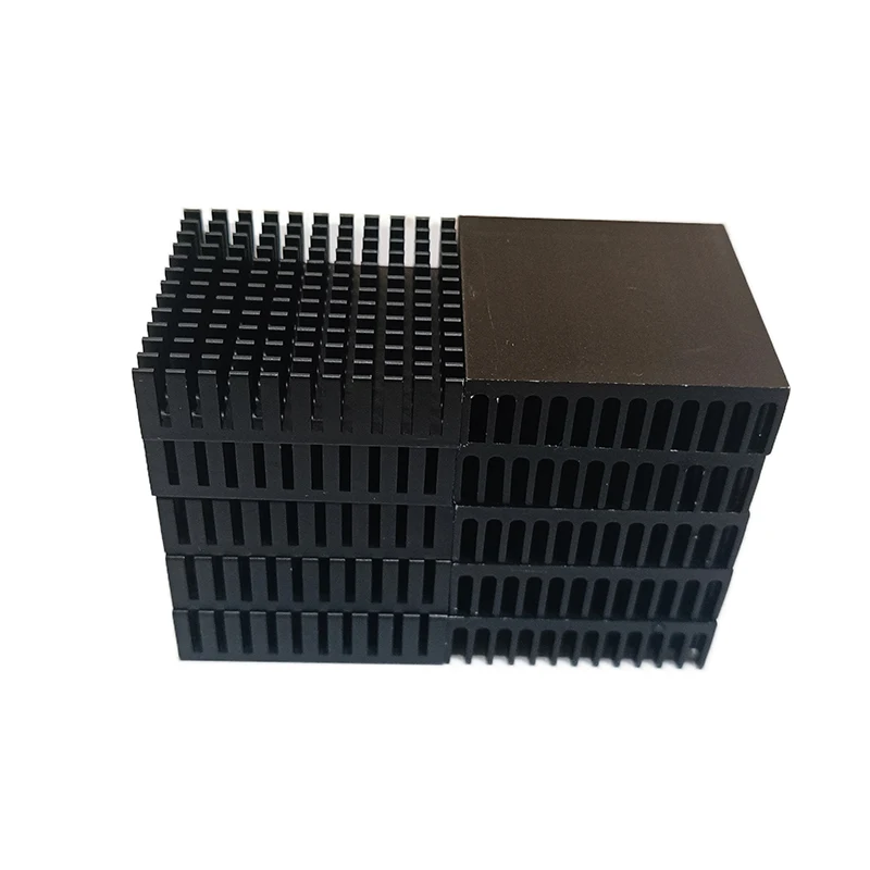 10-Pack 40x40x11mm Aluminum Heat Sinks - US Stock, For CPU, IC, LED Cooling