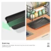 2 tier dish drying rack drain board set tableware drainer Kitchen countertop storage rack cup holder Knife and fork holder 5