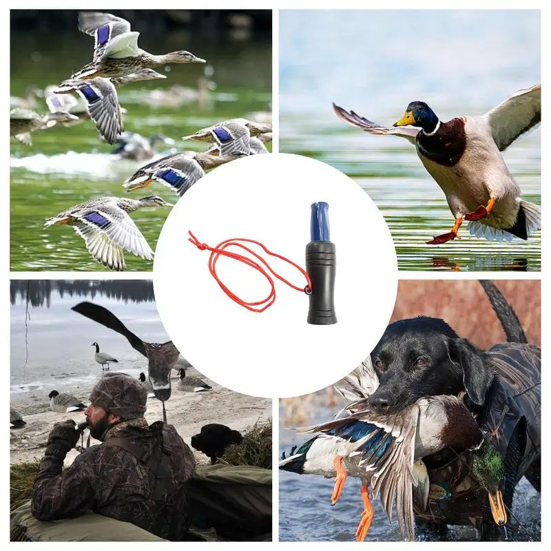 Outdoor Hunting Duck Call Whistle Mallard Pheasant Caller Decoy Outdoor Shooting Tool Realistic Sound Duck Call