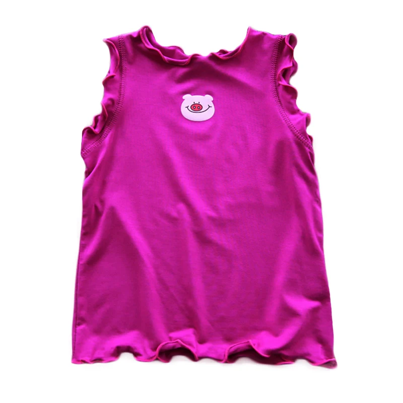 Girls Tank Tops Girls 1-7 Years Old Knitted Vest Comfortable Modal Fabric Children's Summer Cool Top Sleeveless Kids Cute Home Halter Clothes girls tank tops