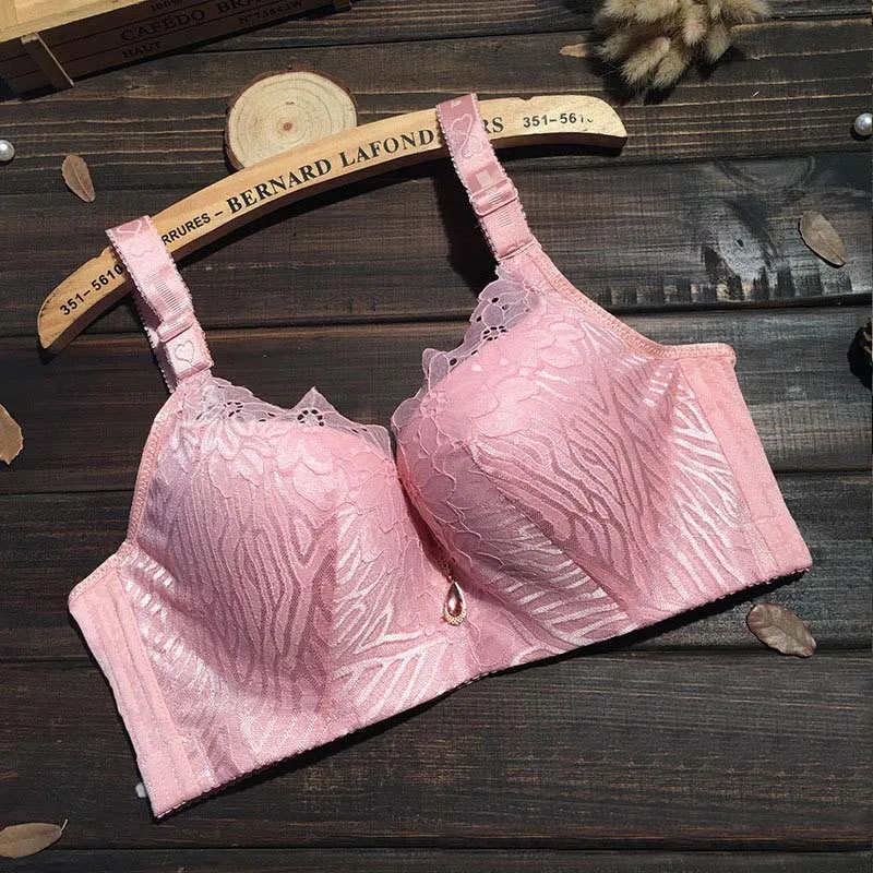 Push Up Bras For Women Large Breast 36 38 40 42 44 46 48 50 C D E F Cup  Brassiere Top Sexy Lace Bralette Secret Underwea C3313 - Bras - AliExpress