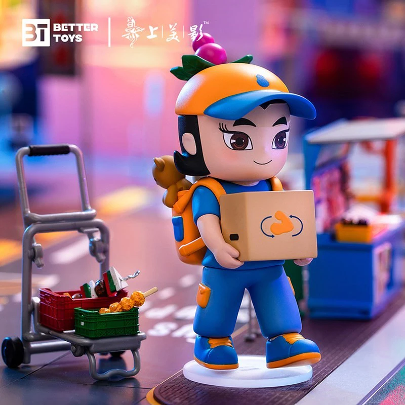 9Cm Huluwa Super Professional Series Blind Box Huluwa Brothers Snake Spirit Tide Play Bambole Periferiche Giocattolo Decorativo Fatto A Mano G