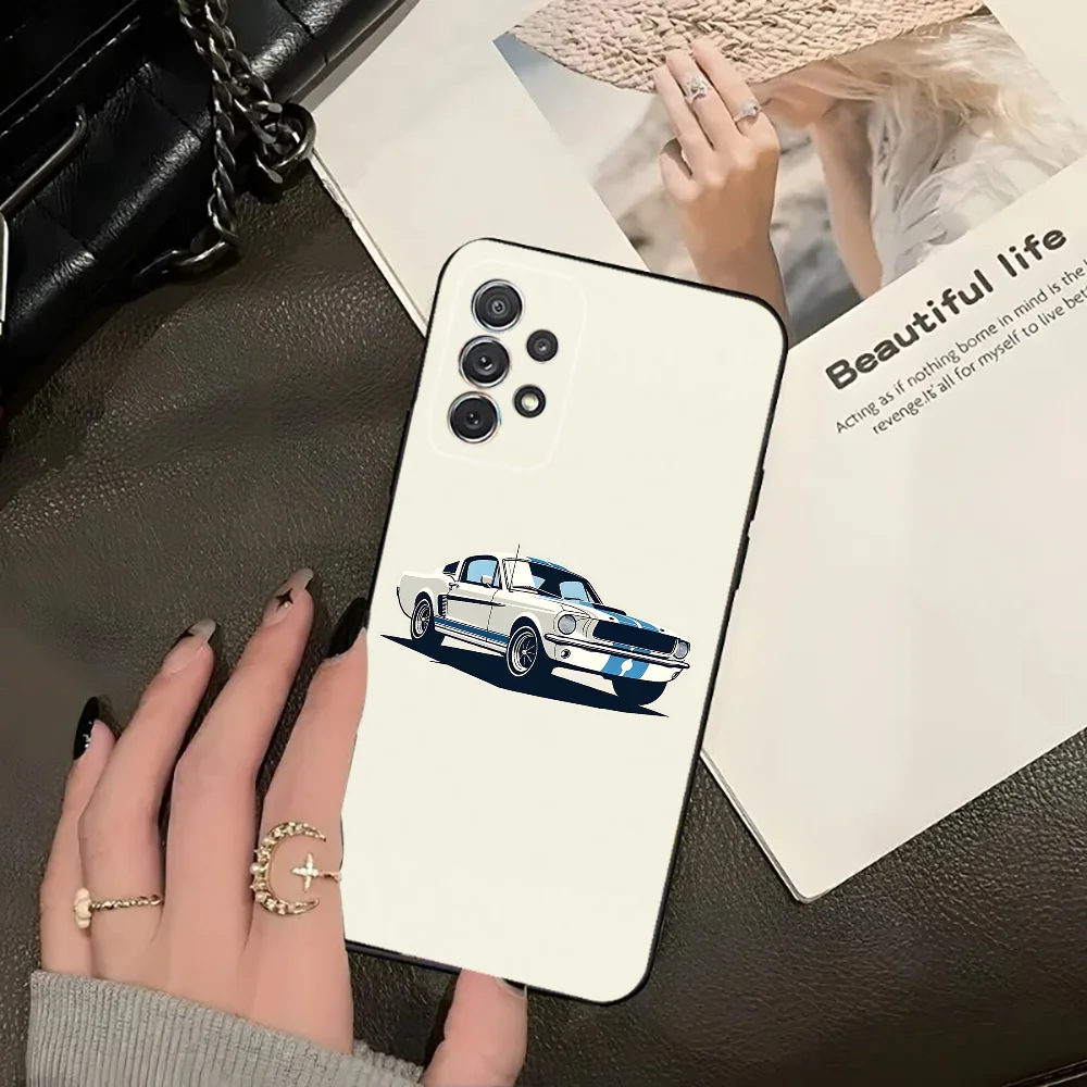 Ford Mustang Phone Case, Black, for Xiaomi and Redmi