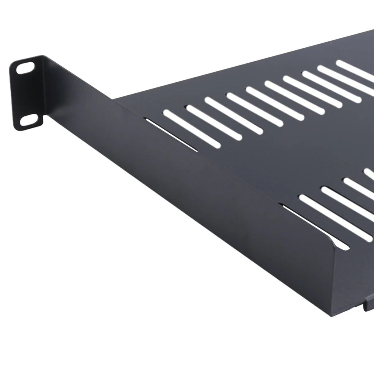 1U Server Rack Mount Shelf Vented Cantilever Tray for 19Inch Network Equipment Rack & Cabinet