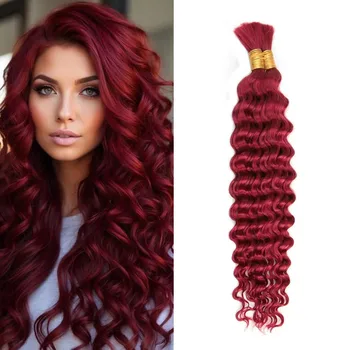 18inch Synthetic Deep Wavy Twist  Hair Afro Curls Water Wave Crochet Braids Curly Braiding Hair Extensions For Women 1