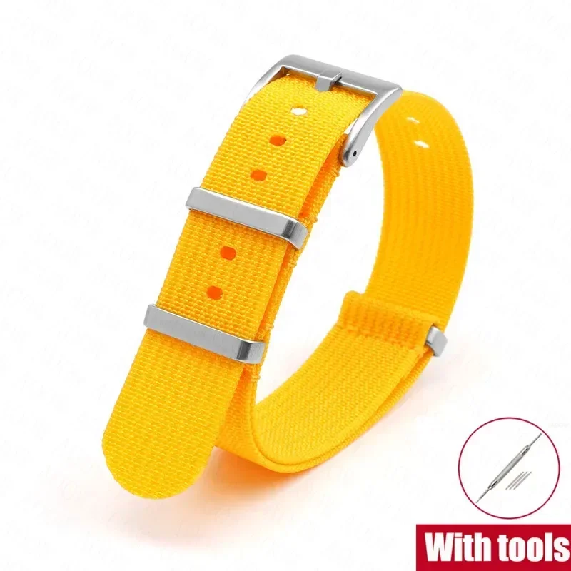 Universal Waterproof Nylon Strap - Sport & Military Watch Band