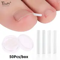50Pc/box Ingrown Toenail Correction Tool Ingrown Toe Nail Treatment Elastic Patch Sticker Straightening Clip Brace Pedicure Tool 2