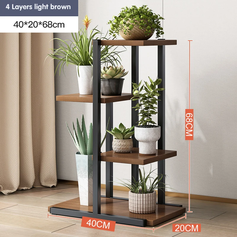 Plant Stand 4/6 Tier Flower Shelf Storage Organizer Indoor Garden