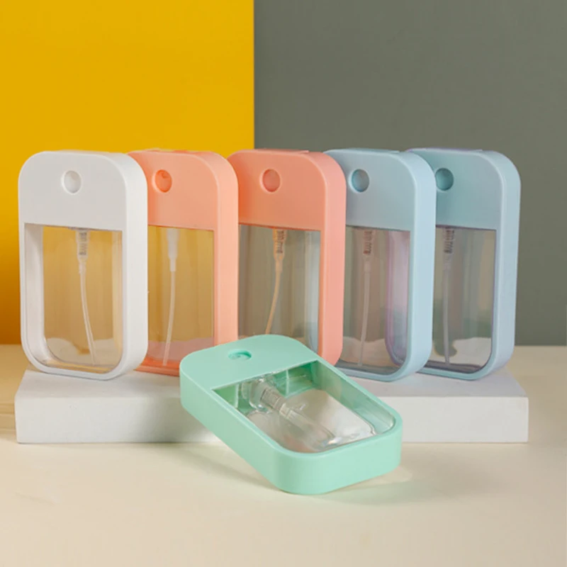 45Ml Perfume Sub-Packing Bottles Transparent Refillable Portable Card Spray Bottle Disinfectant Alcohol Liquid Travel Sub-Bottle