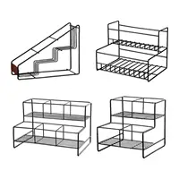 Coffee Syrup Rack Stand Easy Installation Easy to Clean Kitchen Storage Rack 1
