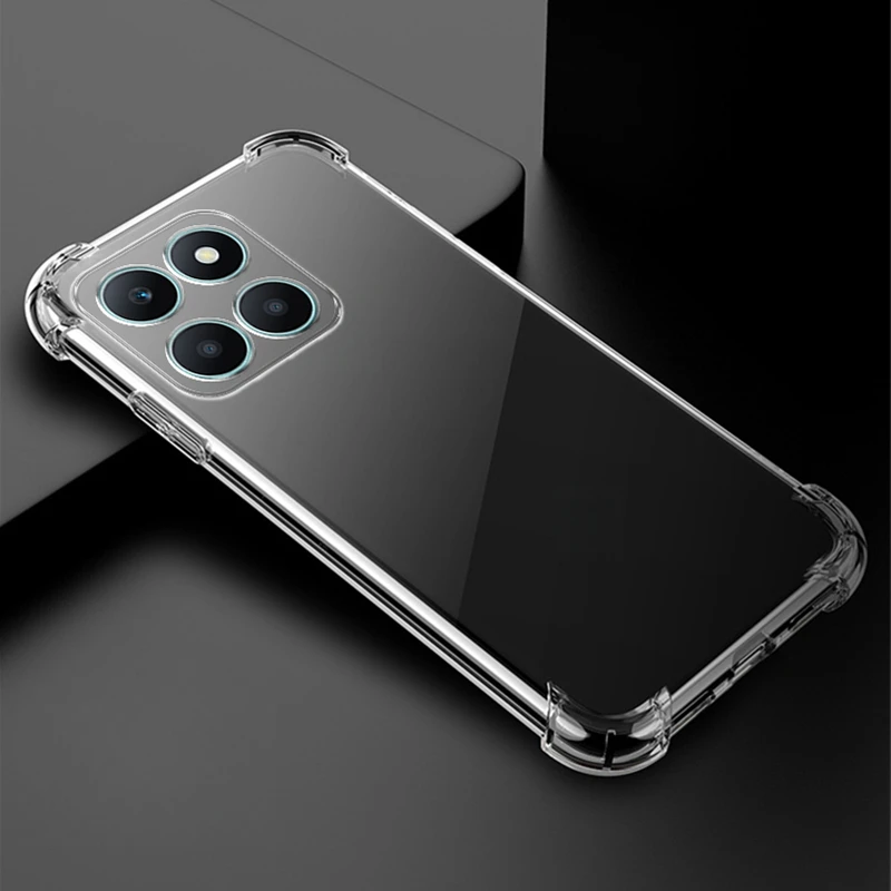Shockproof Transparent Silicone Back Cover Case - Enhanced Protection