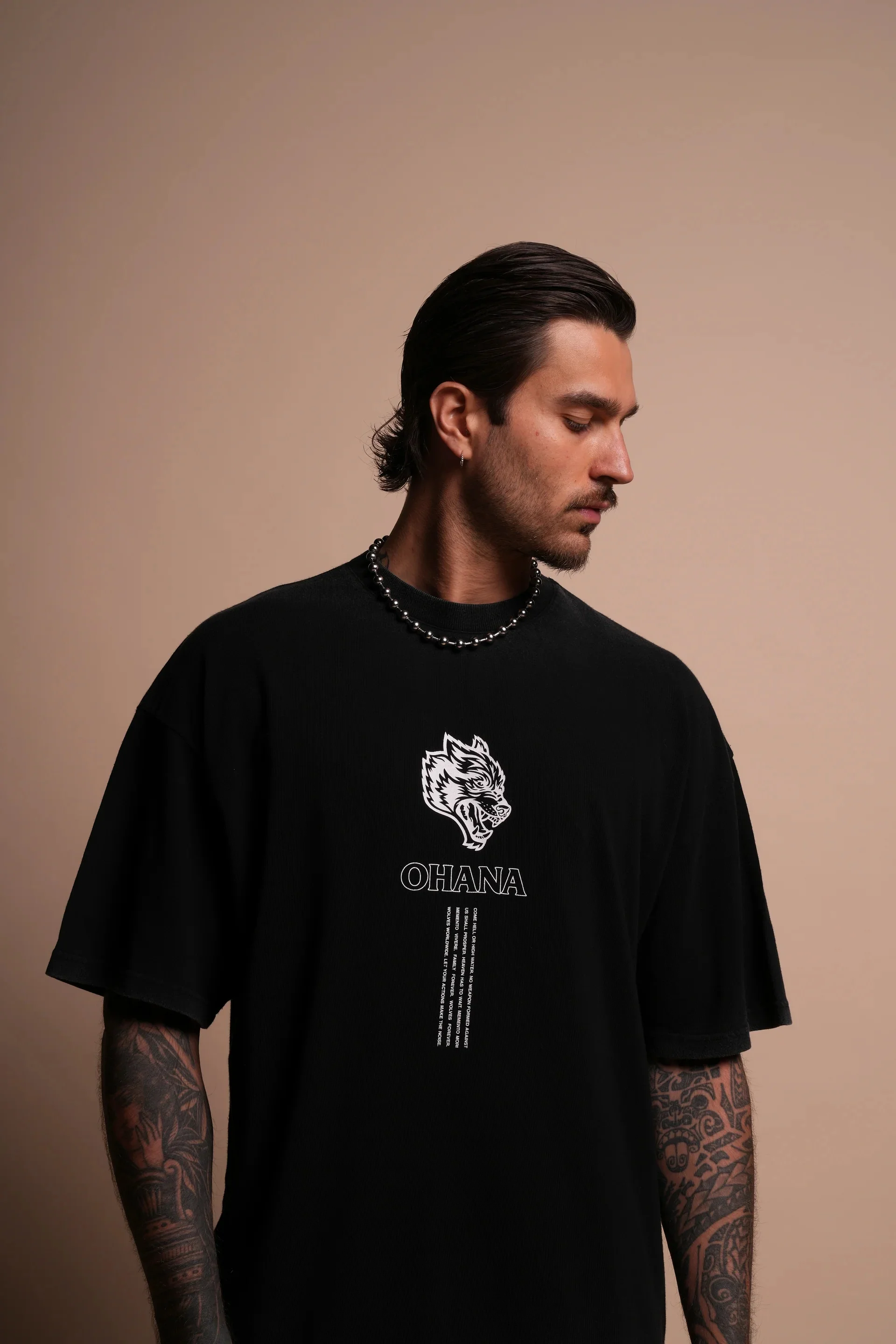 Darc Sport　ohana logo premium muscle T DARC SPORT OHANA Series Men T-shirts Y2K Graphic Printed