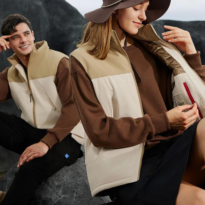 

Новинка осенне-зимние женские пальто "сделай сам", куртки без рукавов, пальто, портативный Повседневный жилет, теплое графеновое пальто