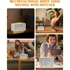 White Noise Machine Diffuser Air Aroma Diffuser Humidifier With 8 White Noise Adjustable, Night Light, Bluetooth Speaker 3