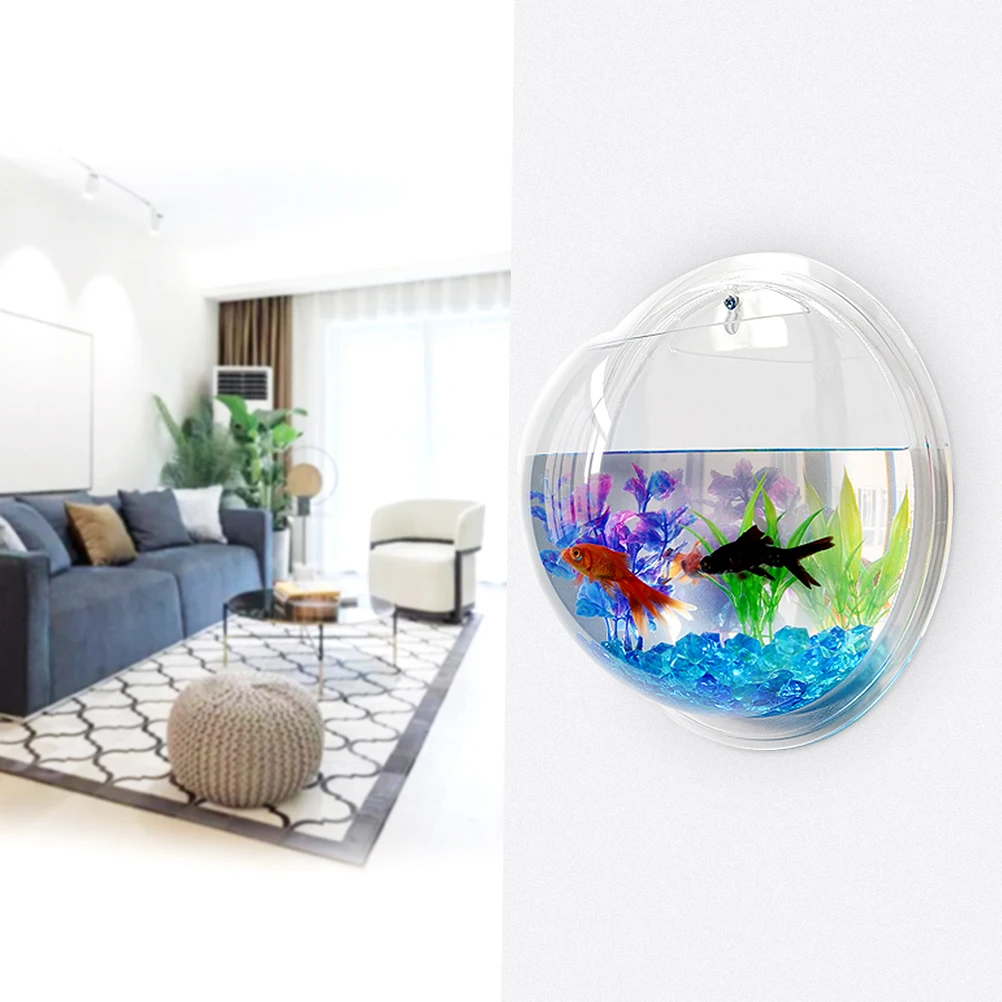 Fish Aquarium Wall Hanging Acrylic Fish Bowl