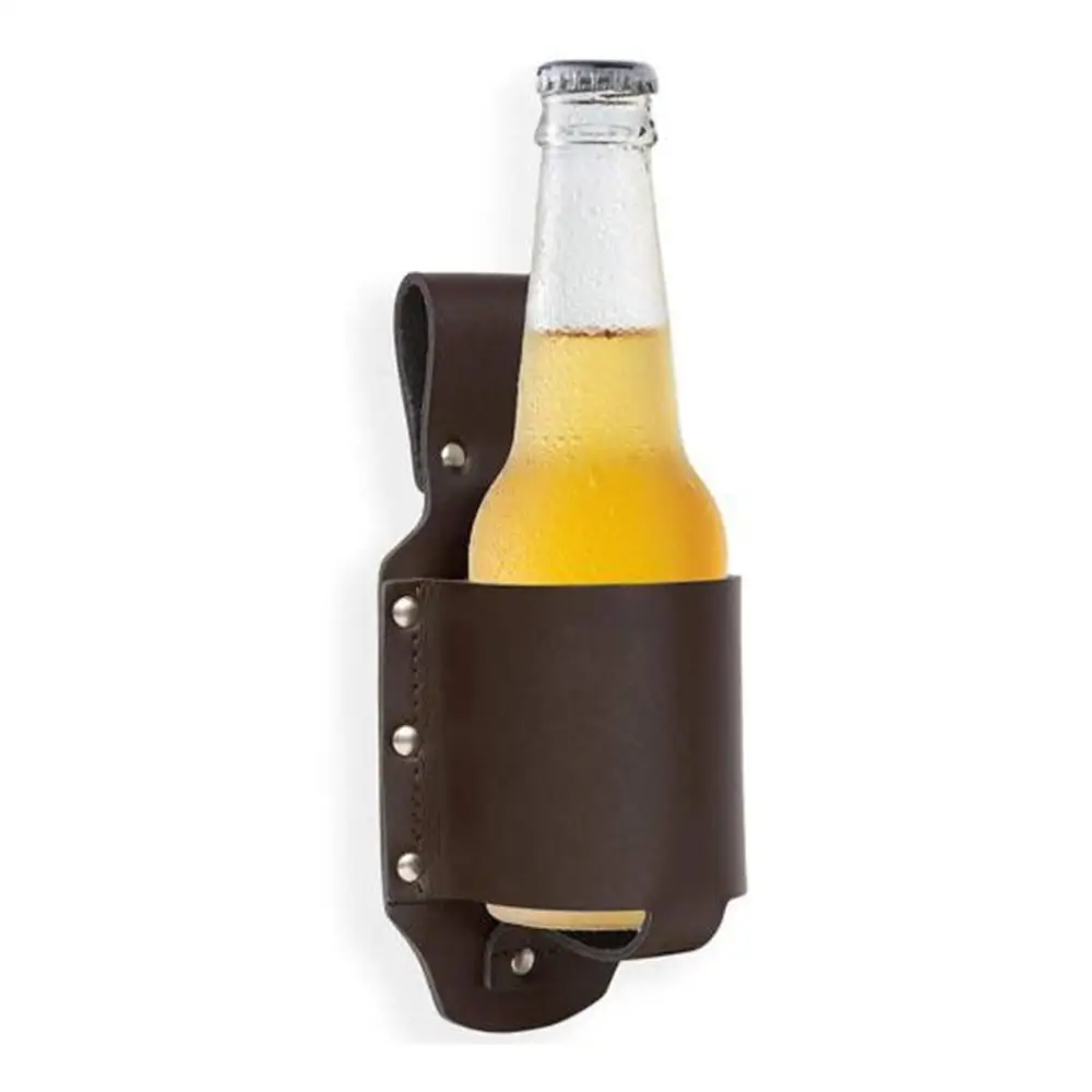 Bottle Holder 1pc Holster Portable Bottle Waist Beer Belt Bag Handy Wine Bottles Beverage Can Holder