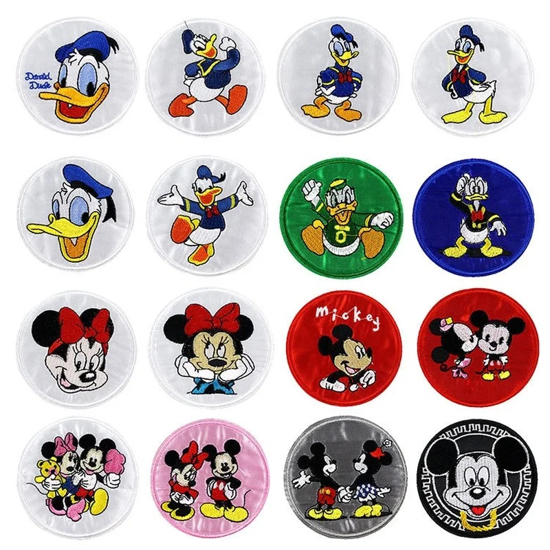 Disney Mickey Minnie Mouse Fusible Patch Stickers for Clothing