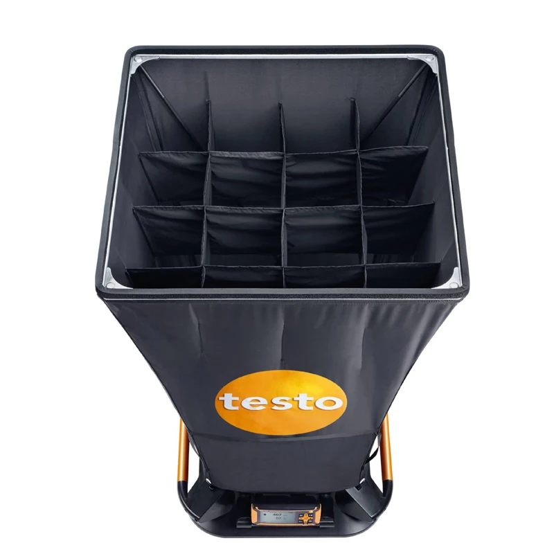 Testo 420 용량유량 후드(확장형 삼각대 포함, 최대 3.3M), 바퀴 포함 0563 4200