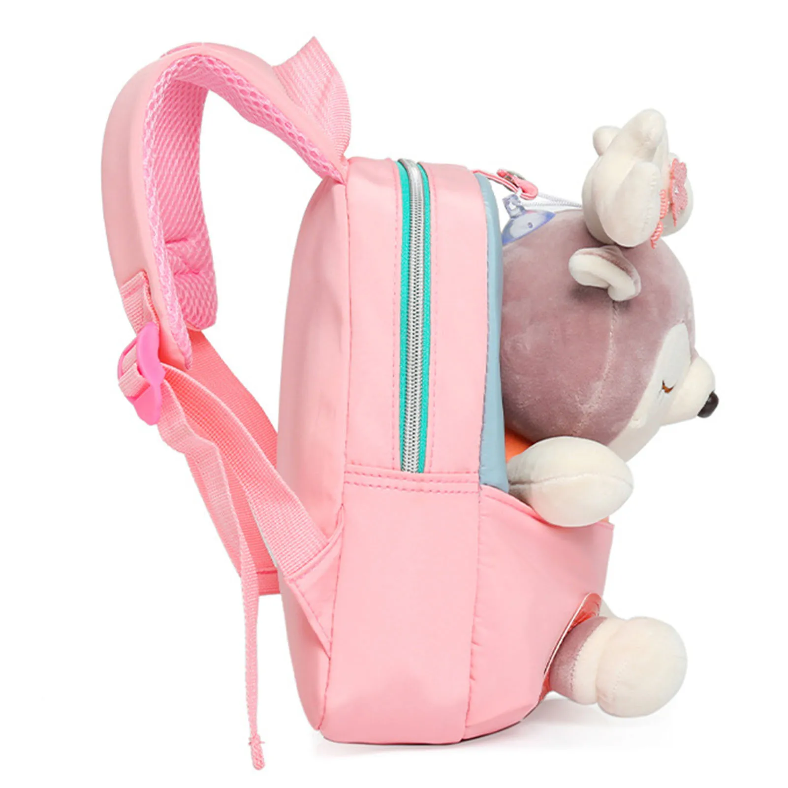 Toddler Preschool Cute Backpack Large Capacity Plush Elk Bookbags with Soft Handle for Bottles Pencils A4 Textbooks 6